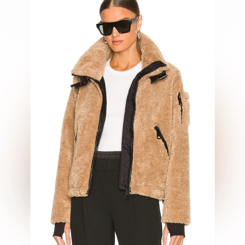NWT SAM. Sherpa Denver Jacket in Camel - S - Picture 1 of 10